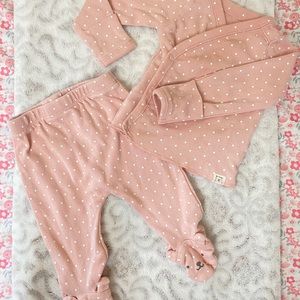 🛍4 for $30 - 2 piece newborn baby girl outfit